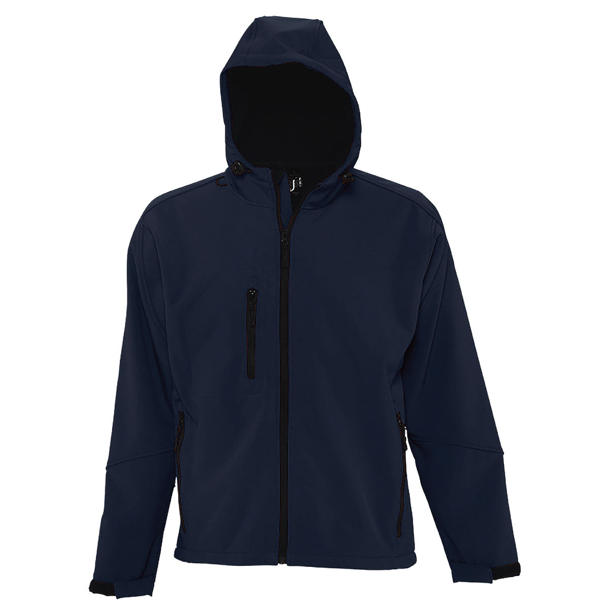 Giacca Uomo Softshell con Cappuccio in Poliestere Elasticizzato