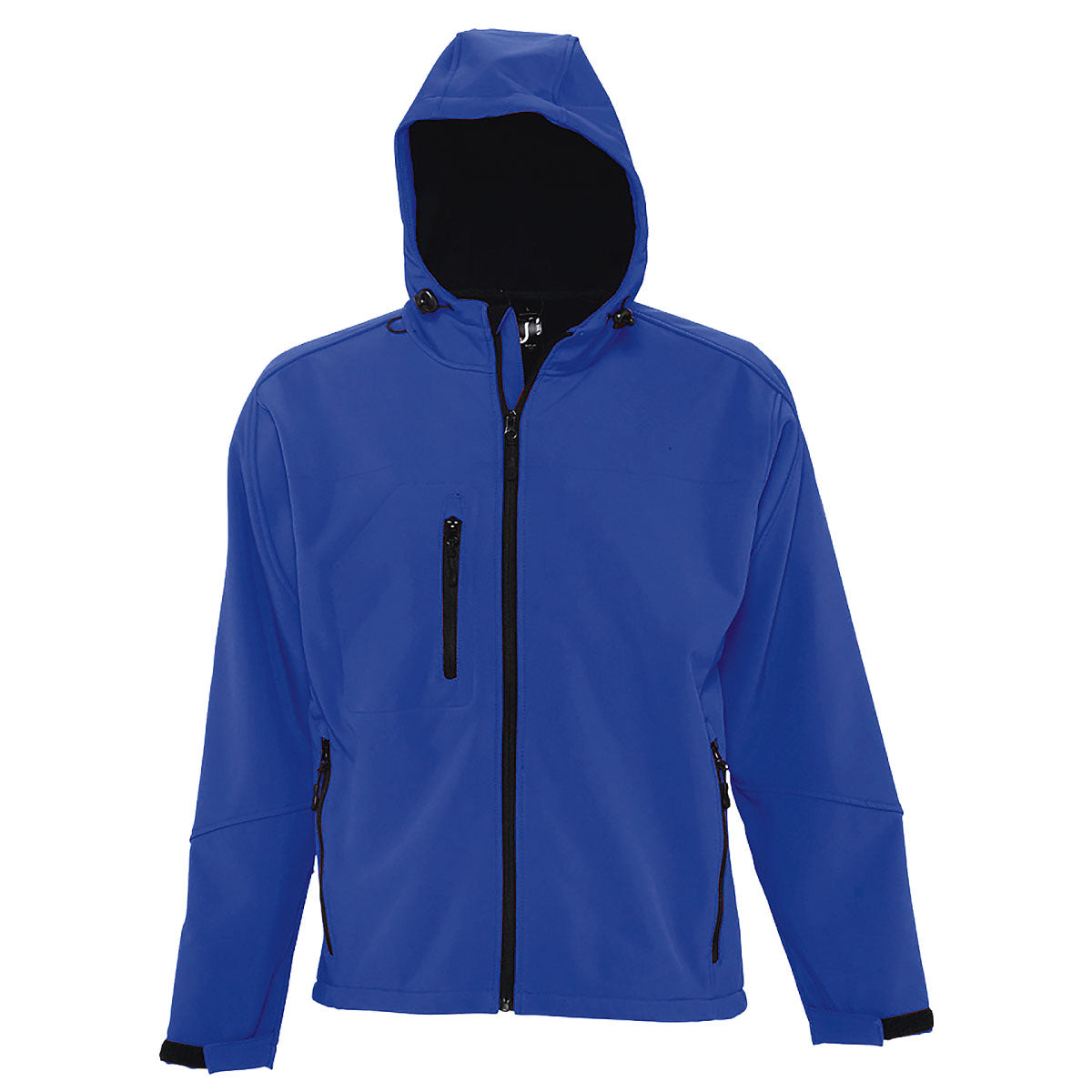 Giacca Uomo Softshell con Cappuccio in Poliestere Elasticizzato