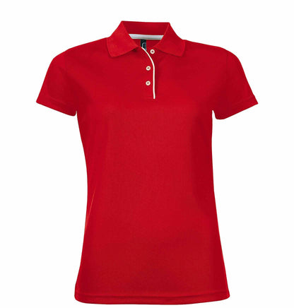 Polo Tecnica Donna manica corta