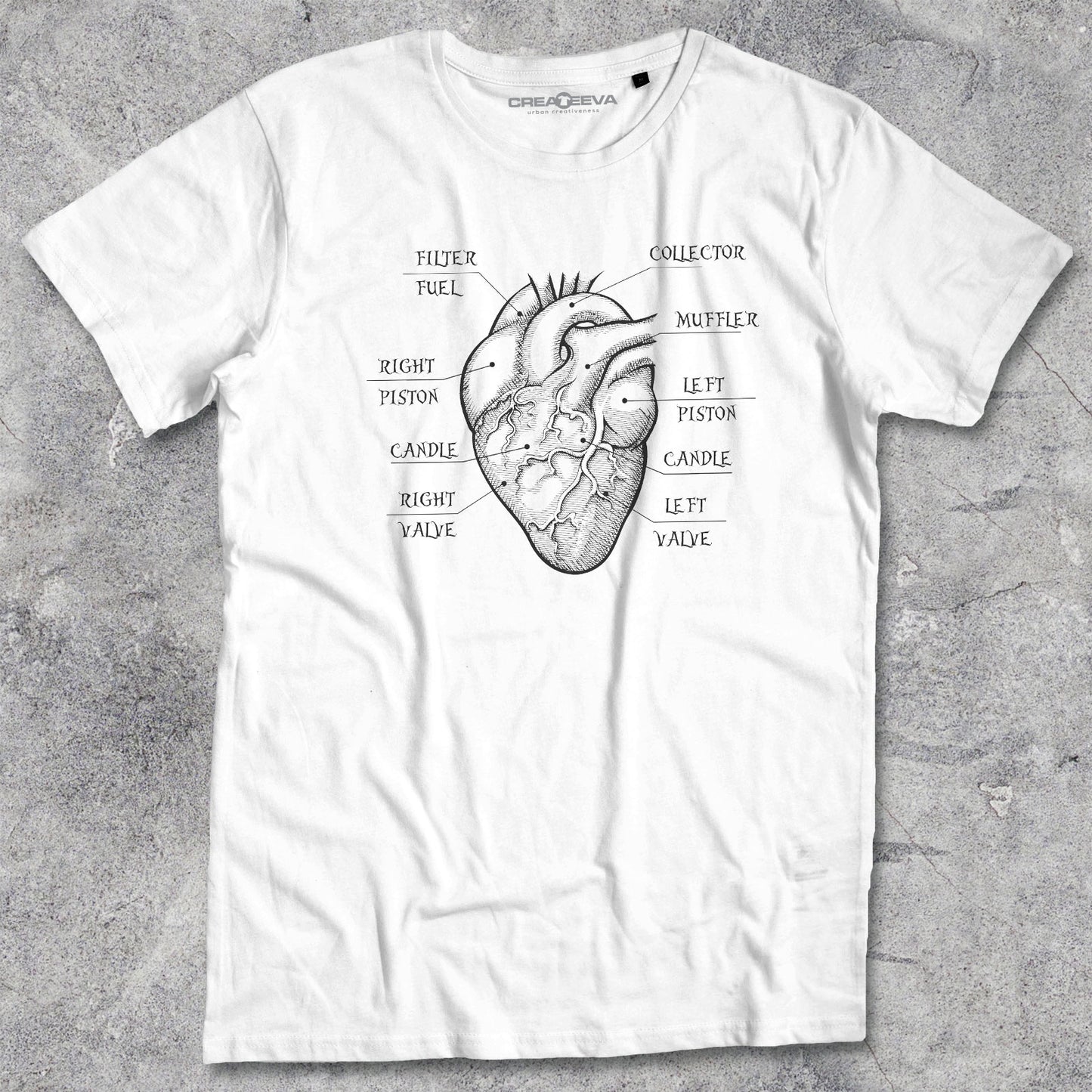 T-shirt Cuore di Moto Love Motors