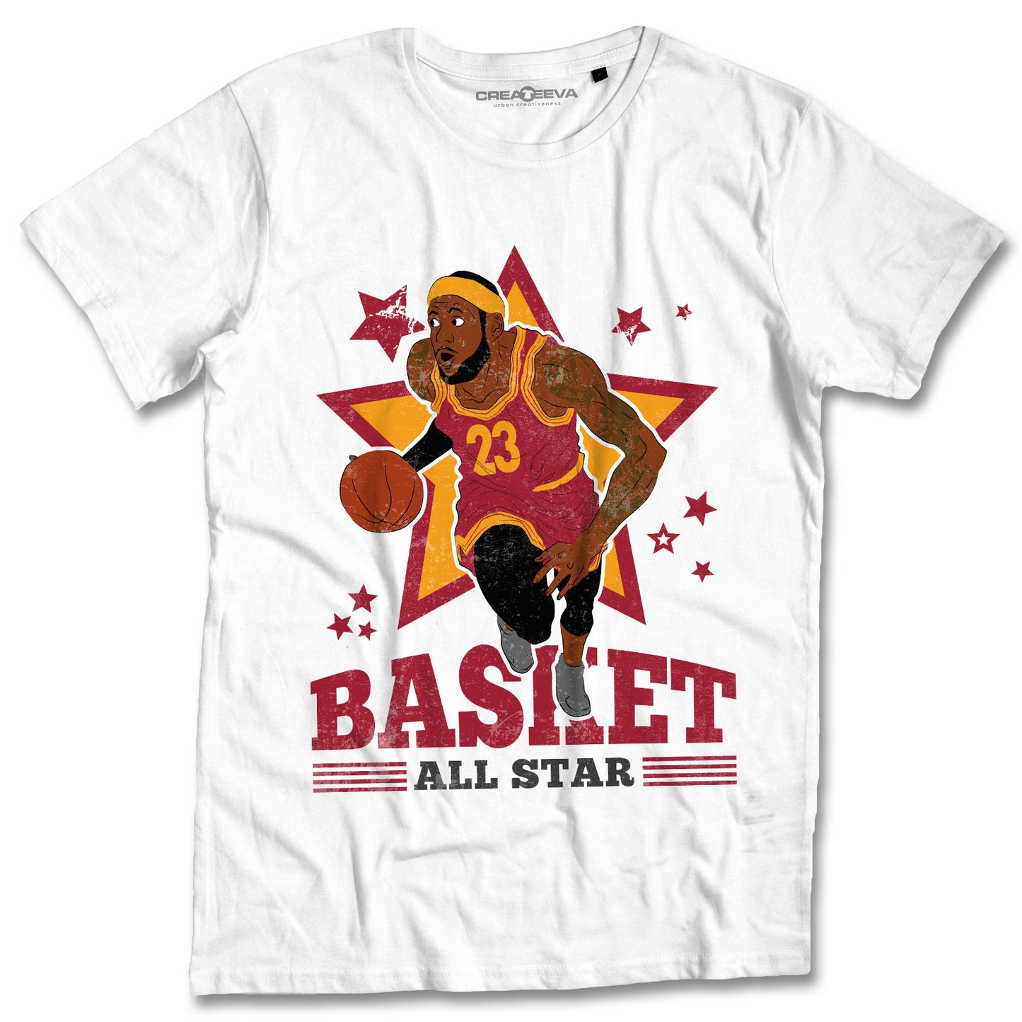 T-shirt Basket Maglietta Campioni Pallacanestro Maglia All Star