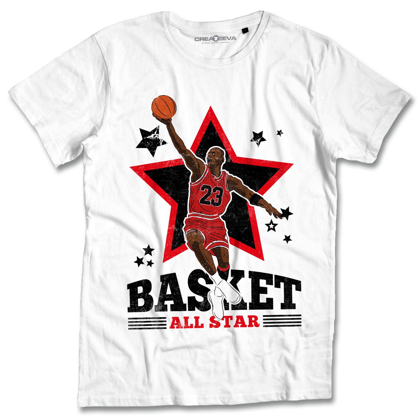 T-shirt Basket Maglietta Campioni Pallacanestro Maglia All Star