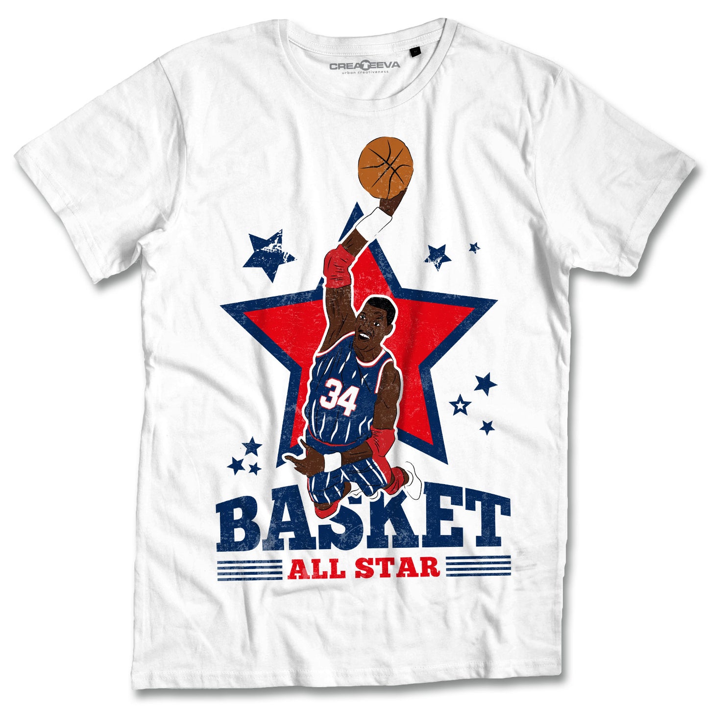 T-shirt Basket Maglietta Campioni Pallacanestro Maglia All Star