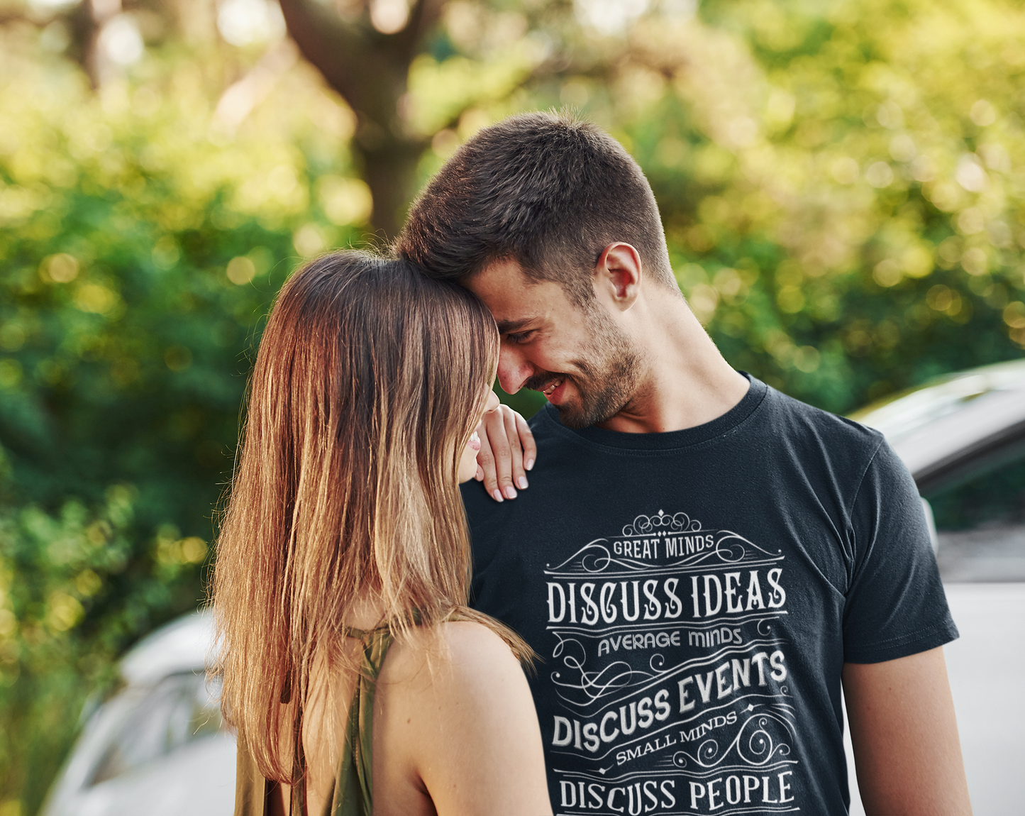 T-shirt Grandi Menti Idee Maglietta Aforisma Eleanor Roosevelt