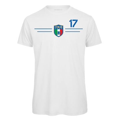 T-shirt giocatori Italia Maglia Europei Nazionale Italiana Mondiali