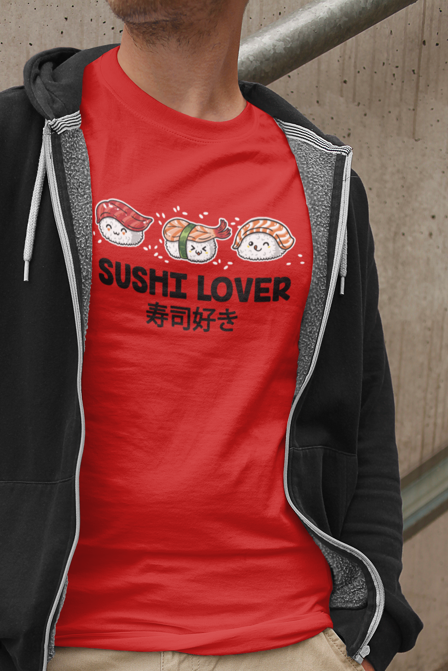 T-shirt Sushi Lover Maglietta POKE Maglia Giapponese